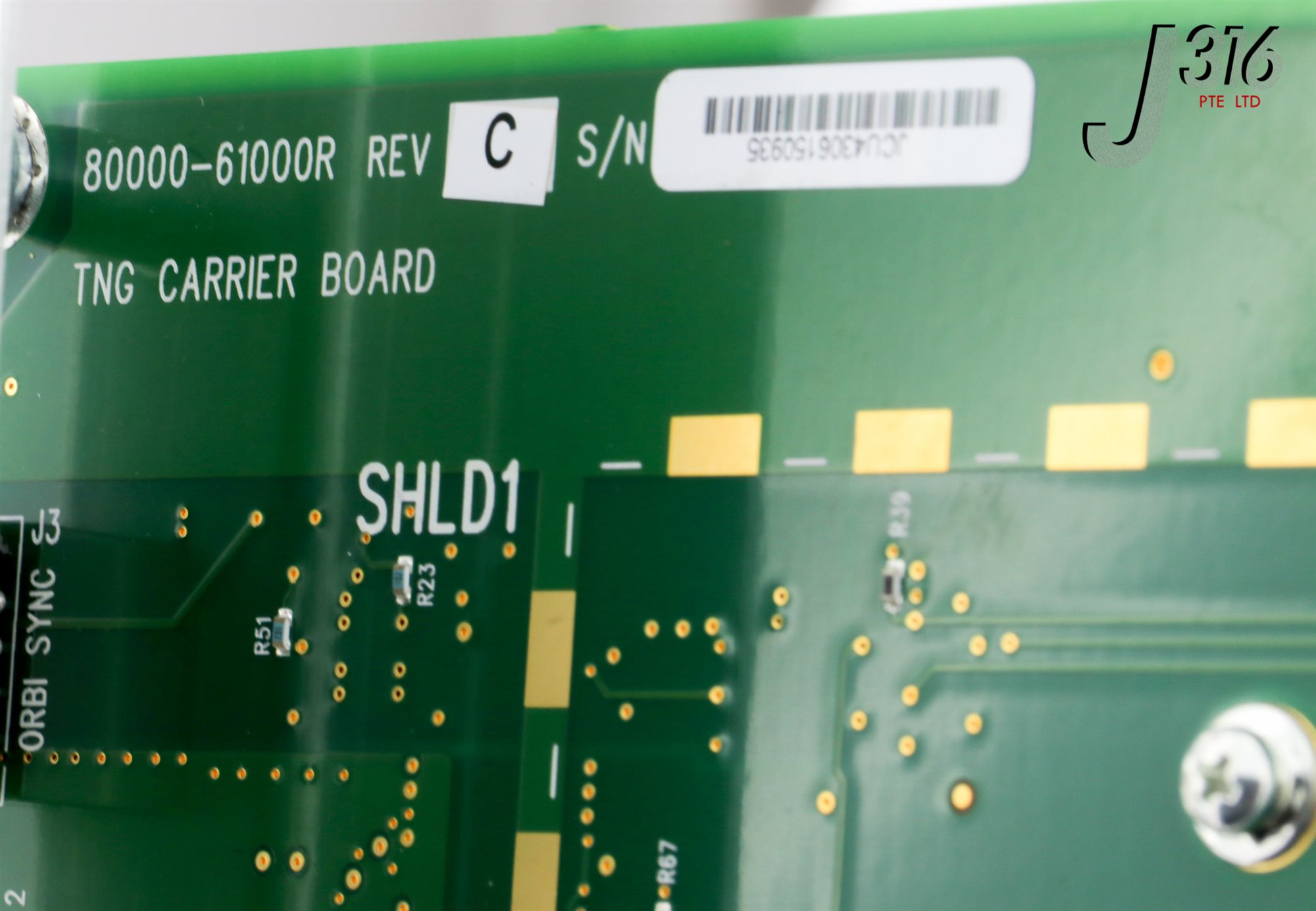27508 THERMO FISHER SCIENTIFIC PCB, TNG CARRIER BD W/ 80000-61010R